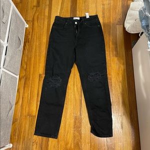 ZARA Black Washed Jeans